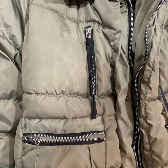 ❄️WOMAN’S warm winter coat. Green. Adjustable sides. Heavy zipper. Size L. - Picture 2 of 9